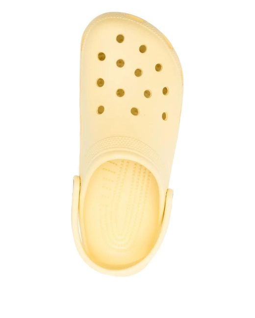 CROCSTM Natural Perforated Heel-Strap Slippers