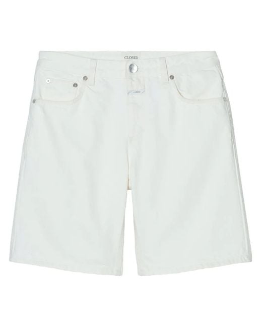 Closed White Jinnie Denim Shorts
