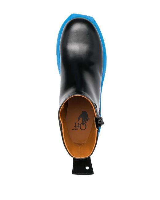 Off-White c/o Virgil Abloh Black Zip-Fastening Boots for men