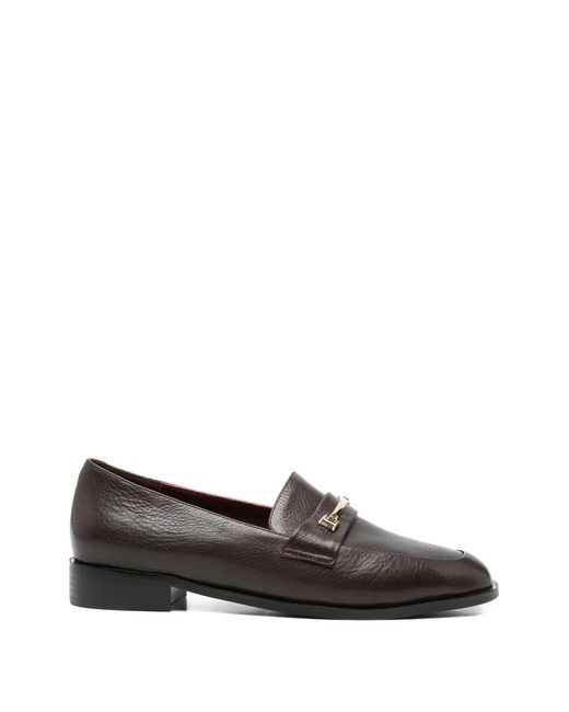 Linda Baumann Gray Tone Hardware Loafers