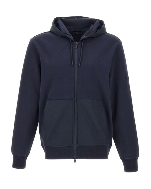 Fay Klassischer Hoodie in Blue für Herren
