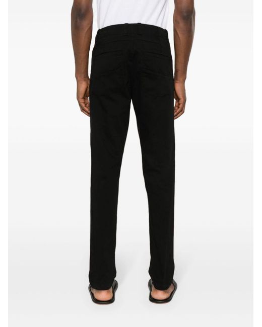 Pantalones con corte slim Transit de hombre de color Black