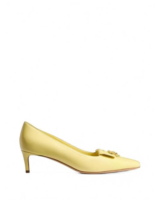 Khaite Metallic Celia Pocke Buckle Pumps