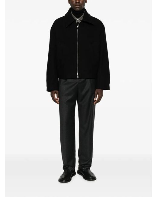Studio Nicholson Black Zip-Up Jacket for men