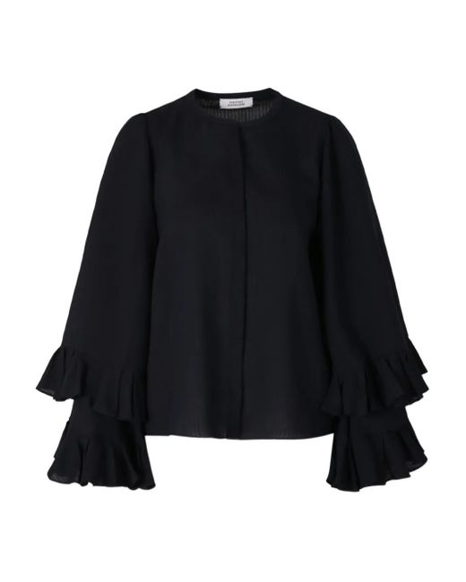 Dorothee Schumacher Ruffled-sleeve Blouse Black