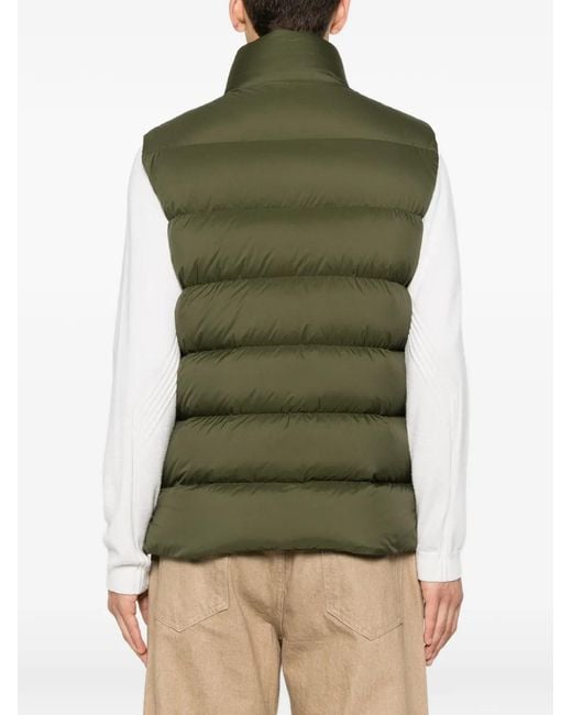 Moncler Green Polyamide Utility Vest for men