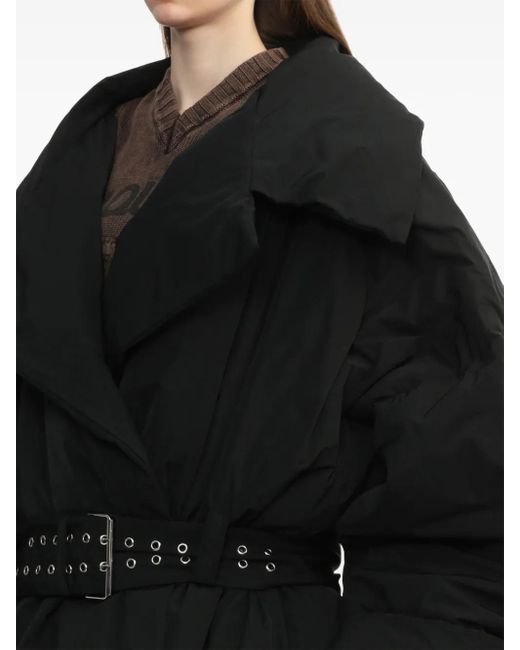 VAQUERA Black Duvet Coat