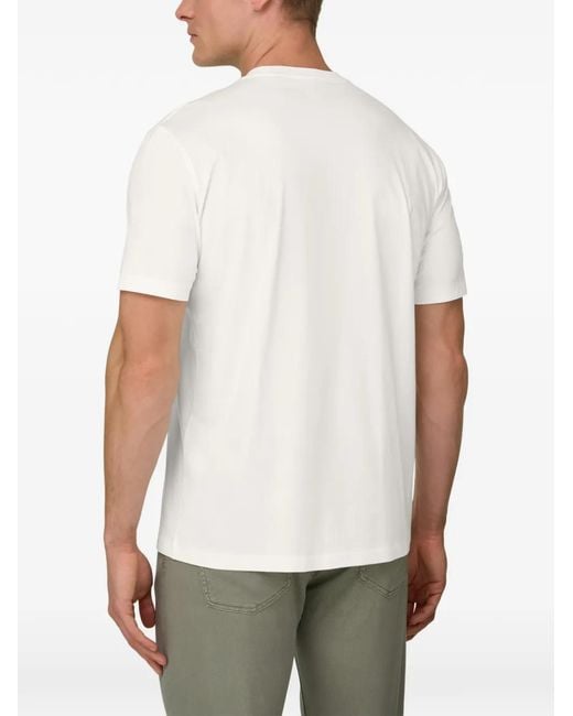 T-Shirt À Col Rond Boggi pour homme en coloris White