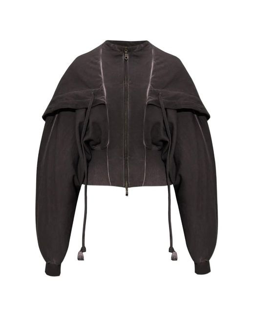 KNWLS Black Haze Panelled Hoodie