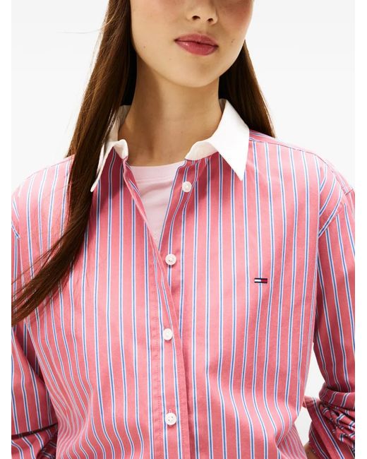 Tommy Hilfiger Pink Striped Shirt