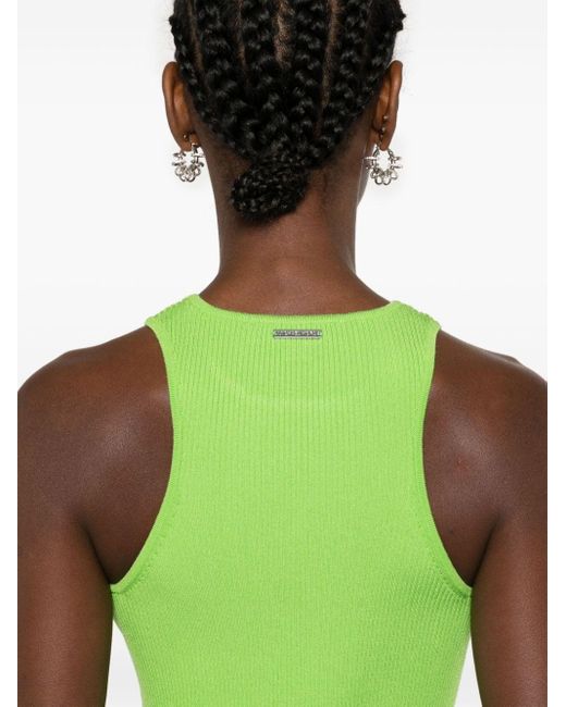 MICHAEL Michael Kors Green Ribbed Knitted Top