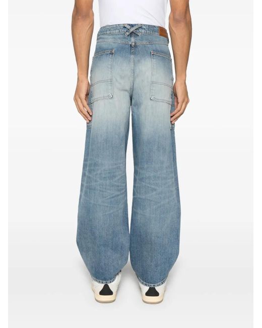 KENZO Blue Monkey Jeans for men