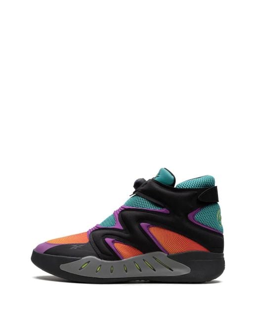 Reebok Blue Instapump Fury Zone "Looney Tunes Marvin The Martian" Sneakers for men