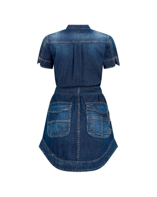 DSquared² Blue Medium Carpenter Dress