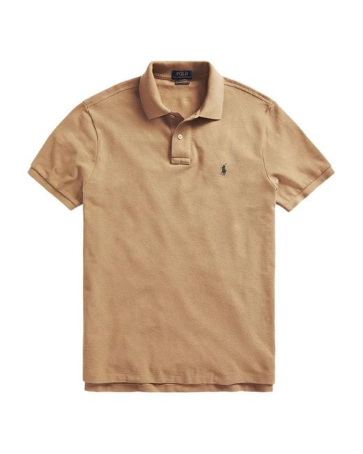 Polo Ralph Lauren Natural Polo Pony-Motif Cotton Polo Shirt for men