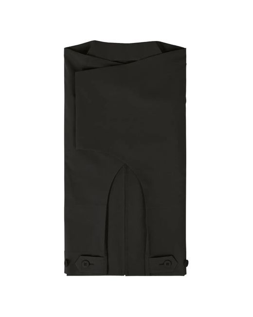 Issey Miyake Black High-Neck Button-Cuff Jacket for men