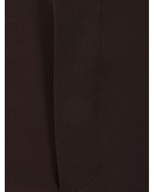 Prada Black Pressed-Crease Straight Trousers for men