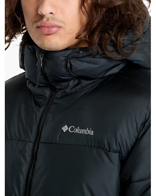 Columbia Black Logo-Print Padded Jacket for men