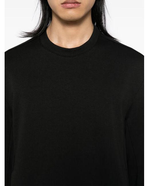 Attachment Black Cotton Hoodie for men