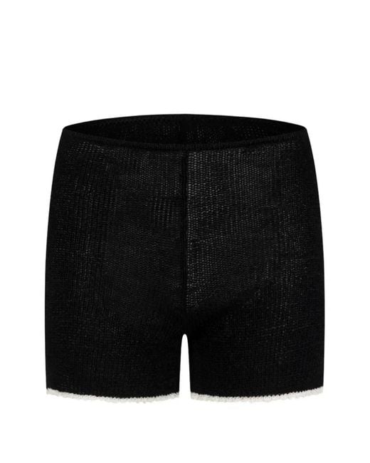 Paramidonna Black Tiana Shorts