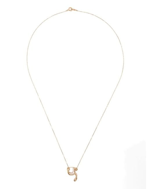 Charlotte Chesnais White 18K Y Diamond Necklace