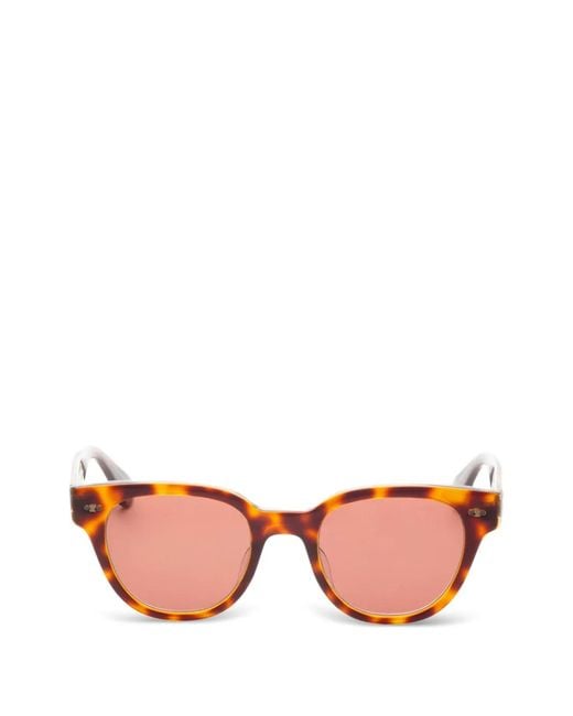 Garrett Leight Pink Jane Round-Frame Sunglasses