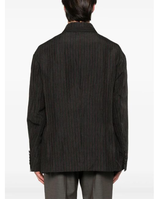 Blazer À Rayures Ziggy Chen pour homme en coloris Black