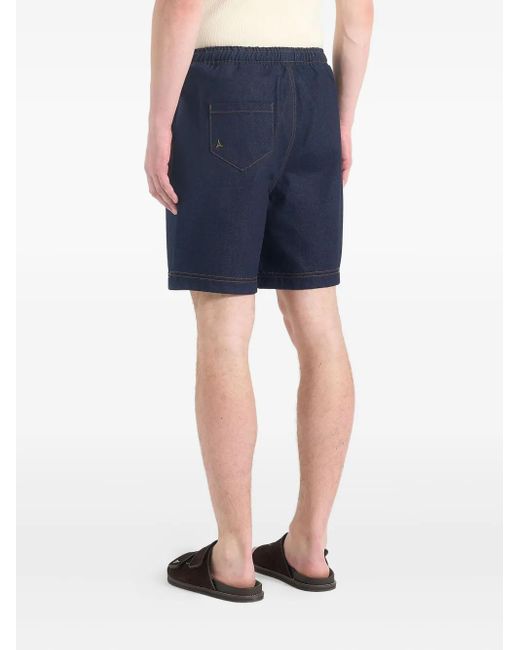 Shorts Denim Edgar di Manière De Voir in Blue da Uomo
