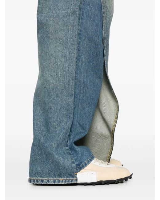 Junya Watanabe Blue Layered Jeans for men