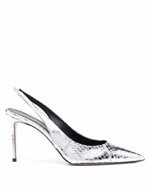 Scarosso White X Brian Atwood Sutton Pumps