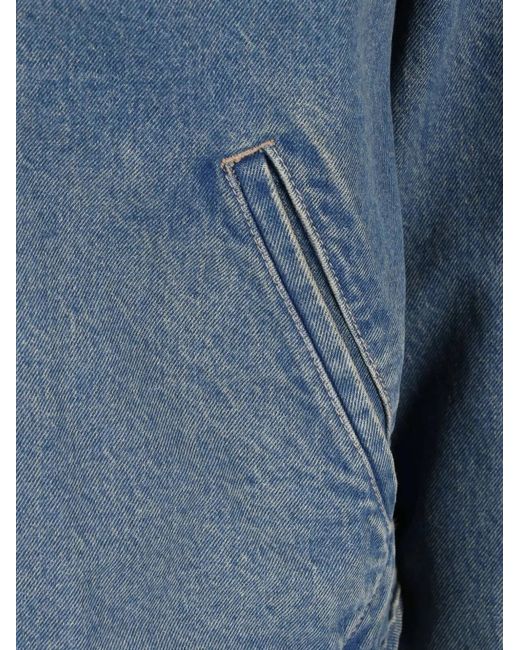 Dickies Blue Corduroy-Collar Denim Jacket for men
