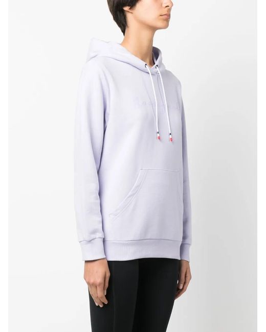 Rossignol Blue Logo-Print Cotton Hoodie
