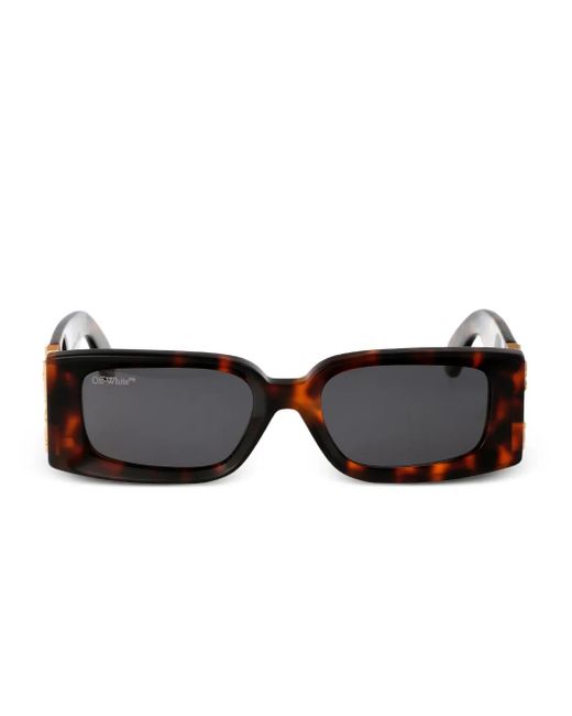 Off-White c/o Virgil Abloh Brown Roma Tortoiseshell-effect Sunglasses