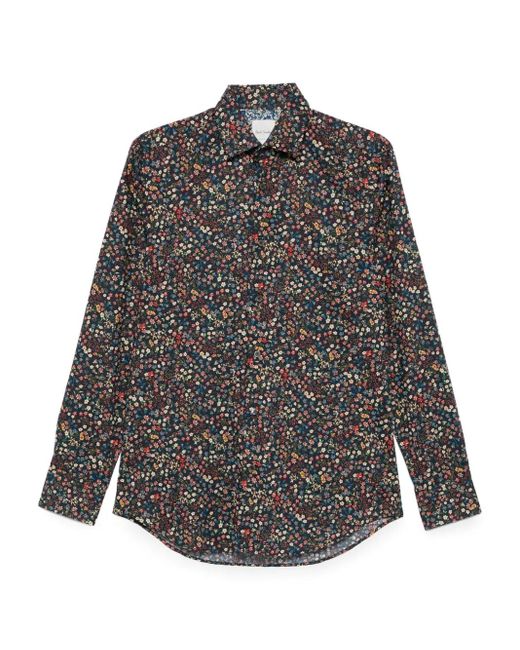 Camicia A Fiori di Paul Smith in Gray da Uomo