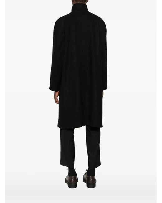 NEW YORK RESIDENT Black Single-breasted Coat for men