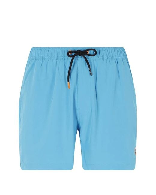 Save The Duck Blue Short De Bain À Lien De Resserrage for men