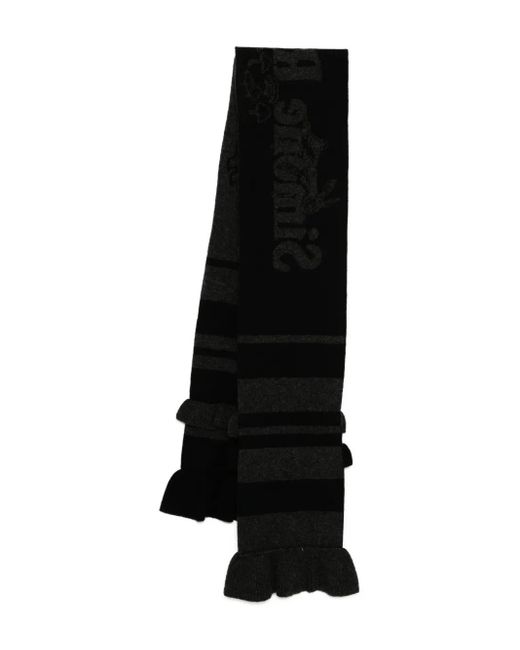 Sciarpa Con Logo di Simone Rocha in Black