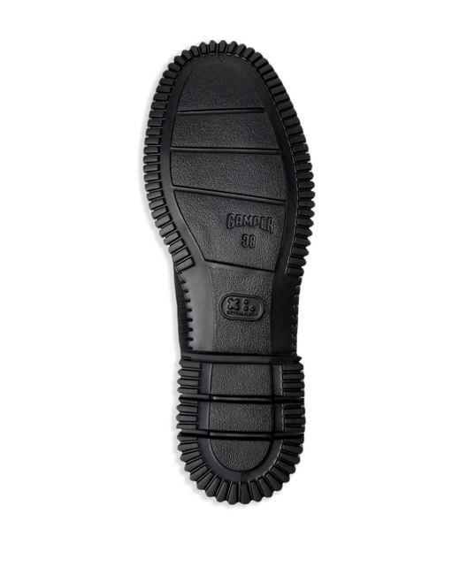Camper Black Recycled Pix Lace-Up Boots