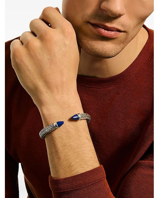 John Hardy Blue Sterling Spear 50 Lapis Lazuli Bracelet for men