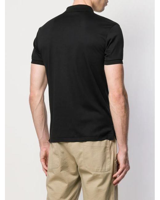 Polo Ralph Lauren Black Embroidered Logo Polo Shirt for men