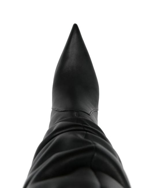 MICHAEL Michael Kors Black 90Mm Draped Boots