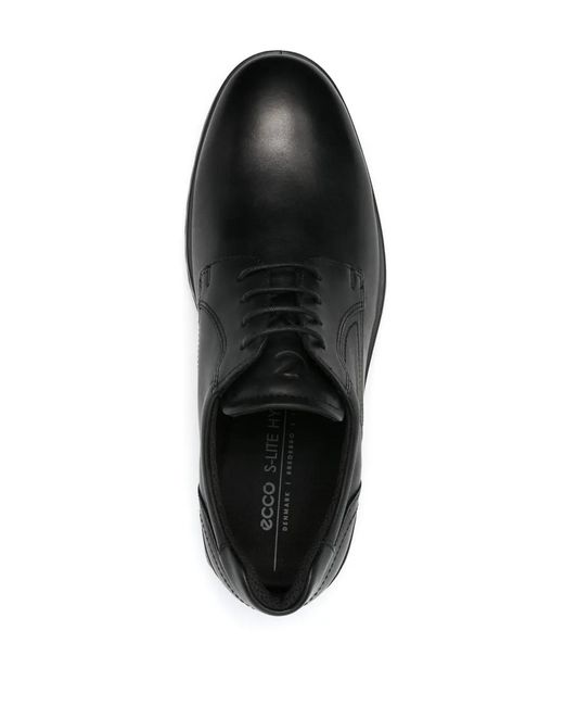 Ecco Black Lite Hybrid Oxford Shoes for men