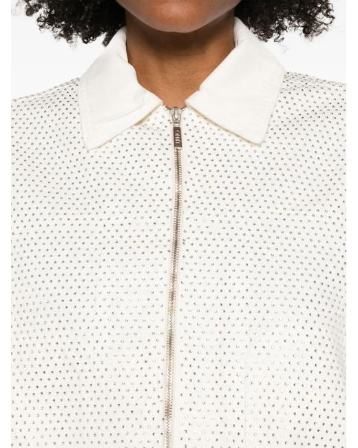 Chaqueta con apliques Liu Jo de color White