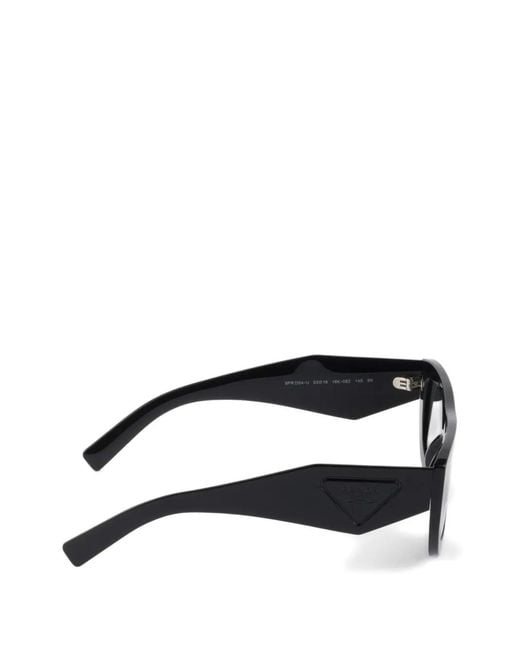 Prada Black Sunglasses With Triangle Logo