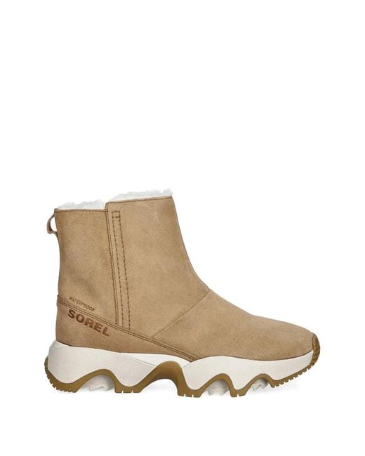 Sorel Natural Bottines Kinetic À Fermeture Zippée Latérale