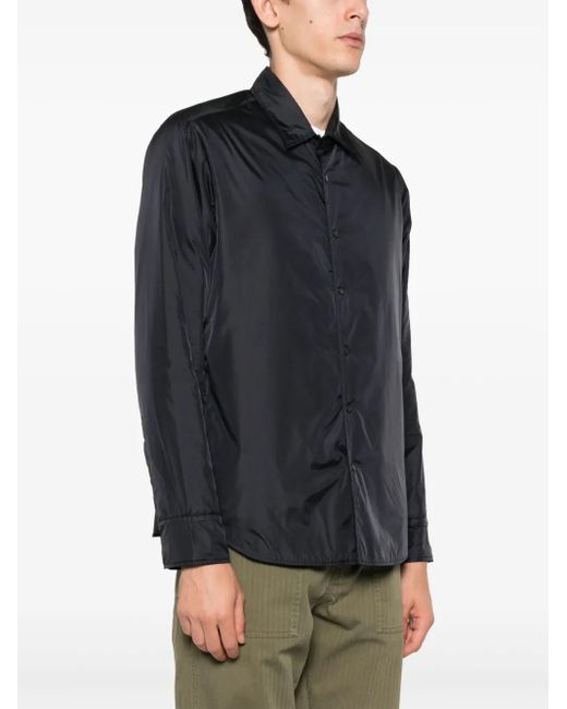 Aspesi Black Buttoned Shirt for men