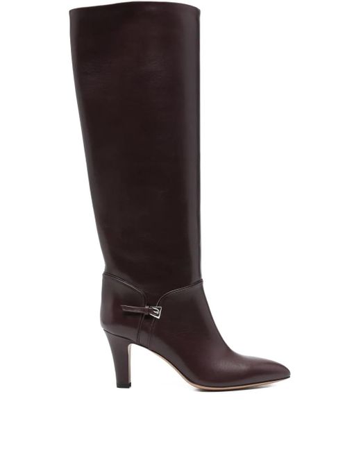 Paris Texas Brown 75Mm Elsa Buckle-Detail Boots
