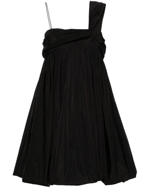 Robe courte Victoria à effet froissé CECILIE BAHNSEN en coloris Black