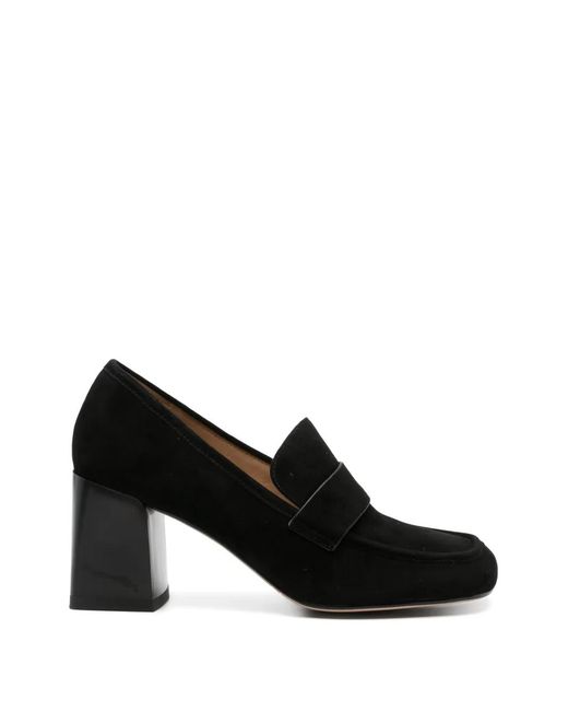 SERGIO MORETTI FIRENZE Black Suede Pumps