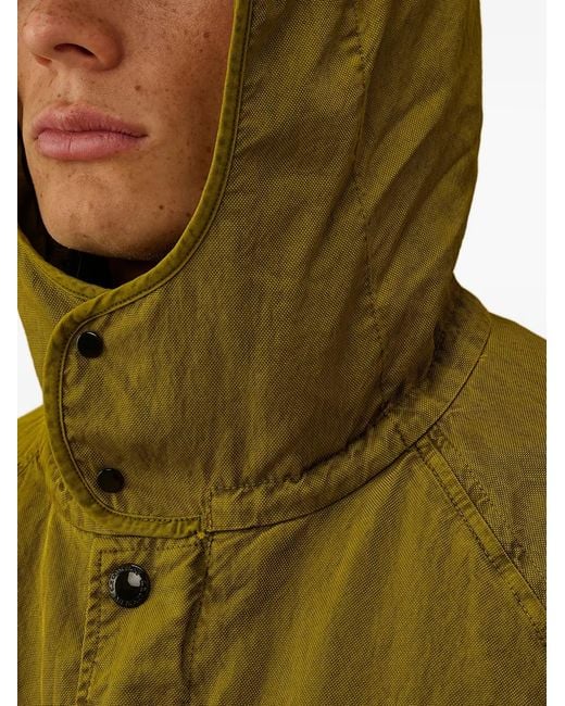 C P Company Green Veste Panama-R À Design Patchwork for men